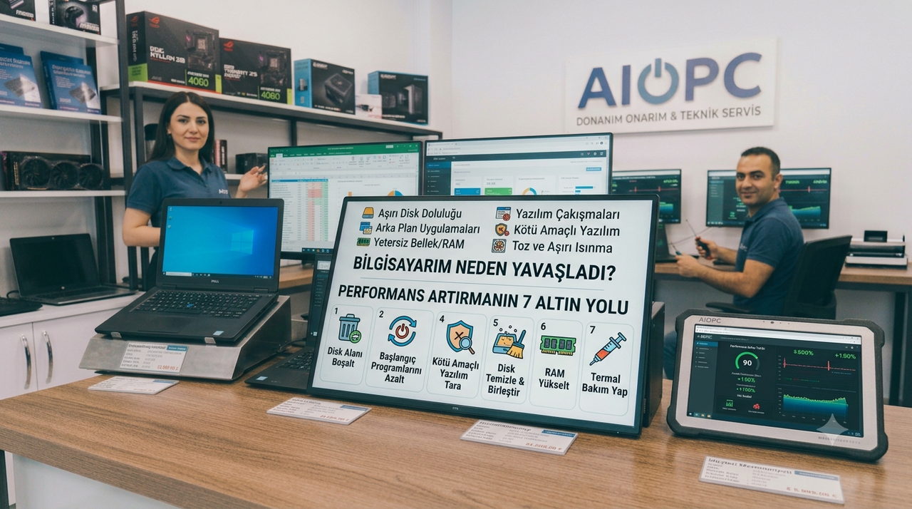 Bilgisayarım Neden Yavaşladı? Performans Artırmanın 7 Altın Yolu | AIOPC Blog