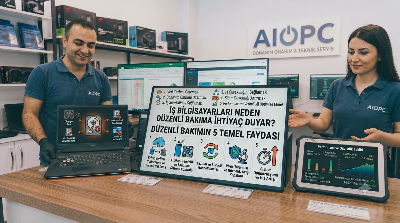 İş Bilgisayarları Neden Düzenli Bakıma İhtiyaç Duyar? | AIOPC Blog
